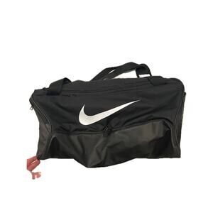 Nike Brasilia 9.5 Black Medium 60L Duffel Gym Bag